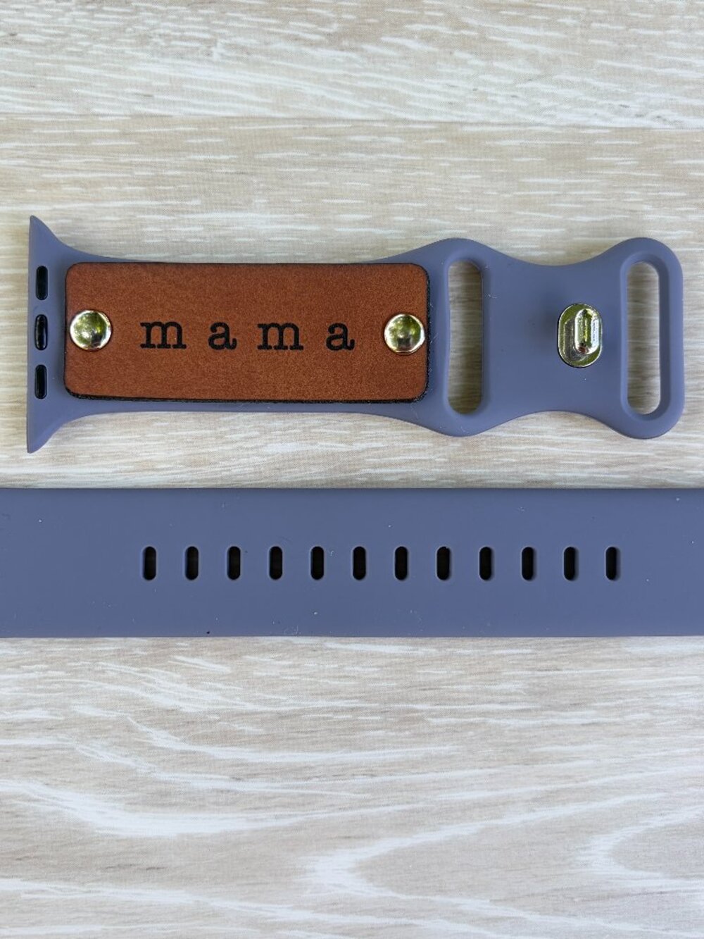 🌸 NEW Blue Purple "Mama" Smart Watch Band • 42/44/45/46/49mm